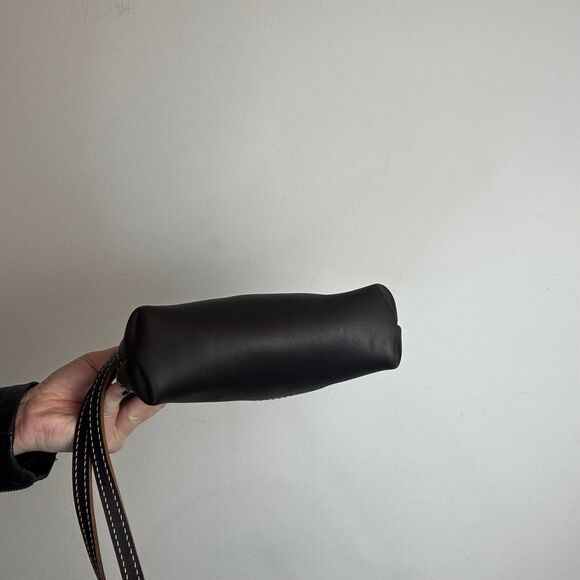 Portland Brown Leather Crossbody Bag - Picture 4 of 6